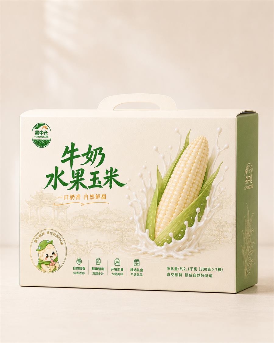 牛奶水果玉米礼盒装