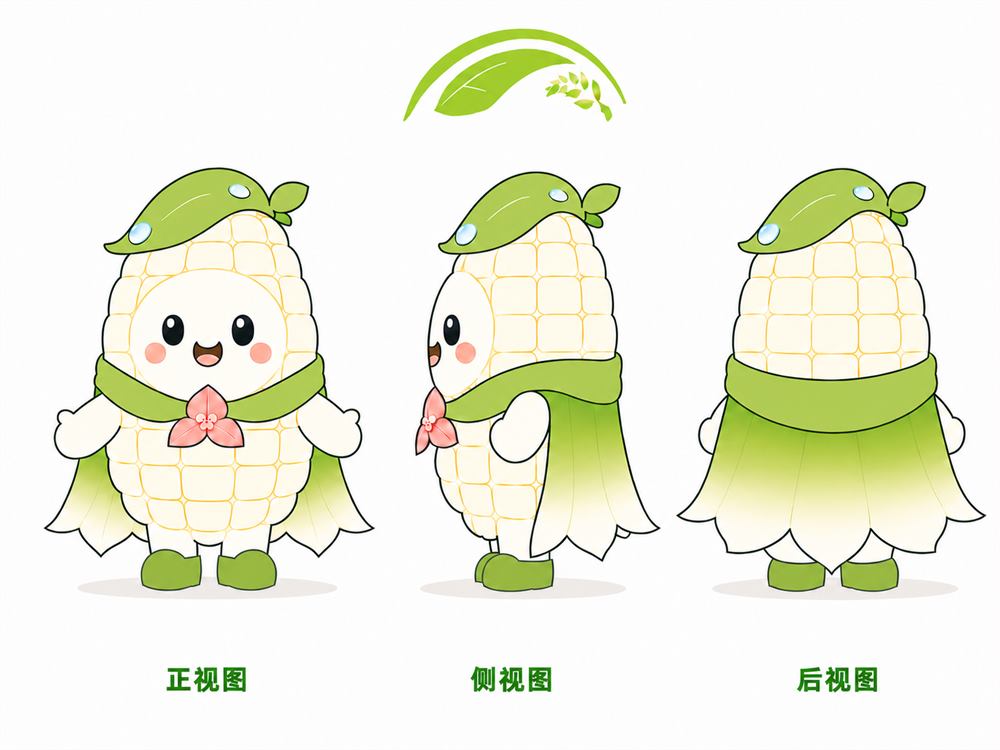 牛奶水果玉米 IP 三视图